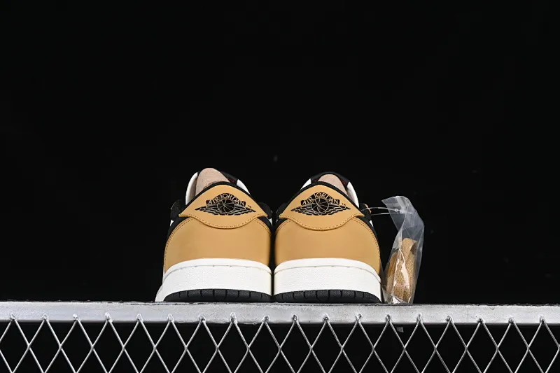 All categories Air Jordan Jordan series basketball shoes Air Jordan 1 Low Air Jordan 1 Low OG AJ1 Joe 1 white yellow black hook low-top cultural leisure sports sneakers CZ0790-107